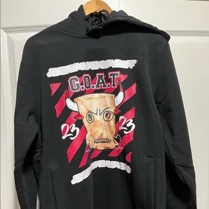 *NEW*(LARGE) Black Designer Bear Motorcycle Hoodie